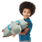 Pillow Pets 16” Blue Velociraptor Plush Toy, Multicolor Stuffed Animal, Jurassic World Model 01203616P