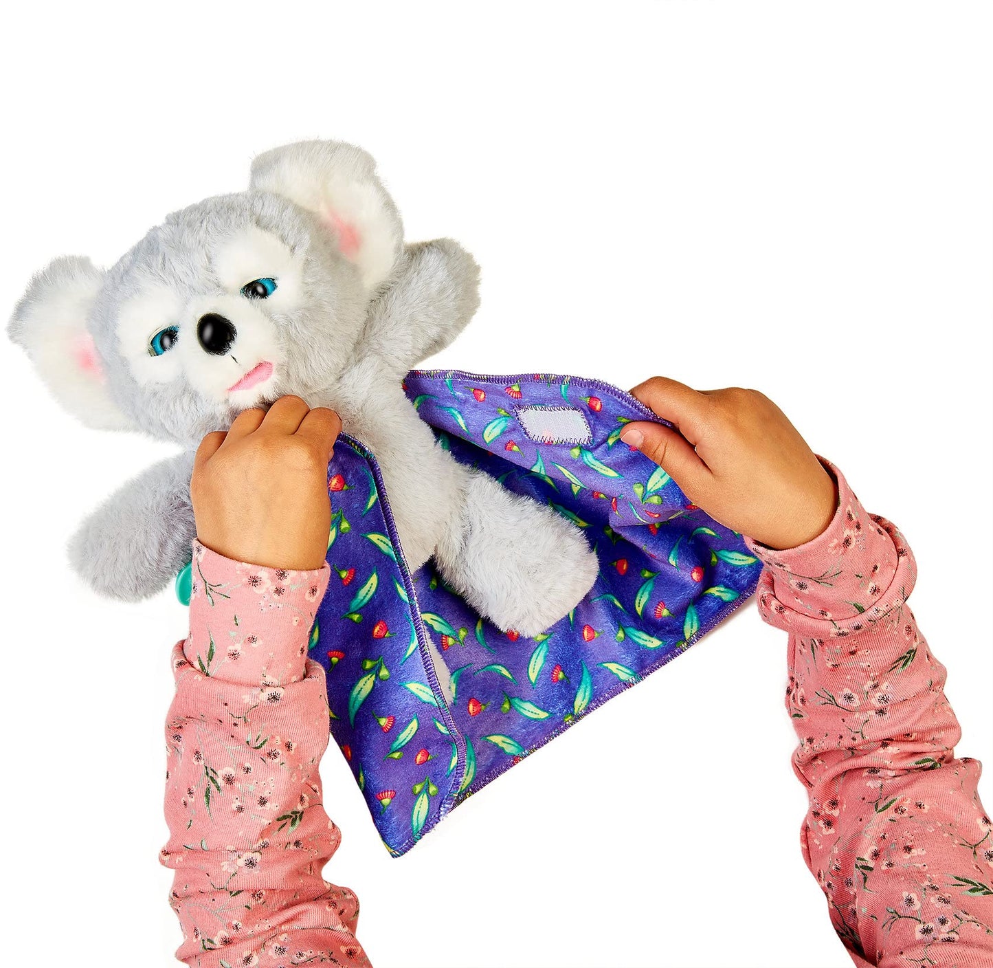 Little Live Pets Cozy Dozy Kip Koala Bear - Interactive Stuffed Animal with 25 Sounds, Blanket & Pacifier, Multicolor, Model 26233