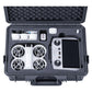 Lykus Titan N110 Waterproof Hard Case for DJI Neo Combo - Black, Polypropylene, Supports Up to 7 Batteries, Model DCP-N110-BLK