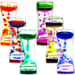 Fkytion Liquid Motion Bubbler Timer Pack Of 6 Great Desktop Colorful Hourglass Liquid Bubbler Sensory Anxiety Toys Autism Adhd Fidget Toys Activity Calm Relaxing Toys