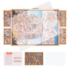 Vevor 1500 Piece Puzzle Table With Folding Legs, 4 Drawers And Cover, 32.7''X24.6'' Wooden Jigsaw Puzzle Plateau, Puzzle Accesso