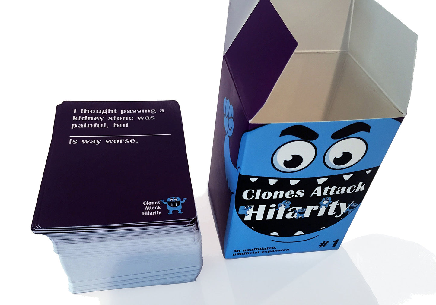 Apostrophe Games Clones Attack Hilarity, 150 Card Expansion Pack