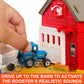 Matchbox Toy Car & Playset, Action Drivers Farm Adventure With 1:64 Scale Tractor & Trailer, 2 Hay Bales & Detachable Goat, Hors