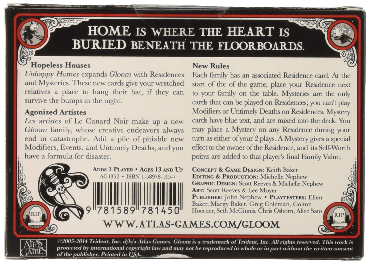 Atlas Gloom Unhappy Homes 2nd Edition