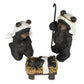 Black Bear Nativity Set 3 Pc Figurine Set