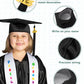 QZYL Preschool Graduation Cap and Gown Set, Unisex Kindergarten Graduation Outfit with Stole 2025 Tassel and Certificate