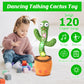 Dancing Talking Cactus Toy For Baby Toddler, Boys Girls Gifts Singing Mimicking Cactus Toy Recording Repeating What You Say Cactus Baby Toy With 120 English Songs (Talking Cactus-Adjustable Volume)