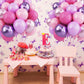 Funhot Pink Purple Balloons Set, 60Pcs Purple And Pink Party Balloon, 12Inch Pastel Metallic Purple Pink Latex Balloons Birthday