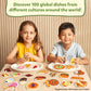 Skillmatics Pretend Play Playset - 100 Most Real Play Foods for Child's Play, Back-to-School Kitchen Accessories, Play Kitchen T