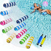 Juxiao 5 Pack Upgrated Xl Water Pool Floats, 4-In-1 (Hammock, Saddle, Lounge Chair, Drifter) Multi-Purpose Water Pool Float, Non-Stick Pvc Material