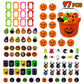 novelinks Halloween Party Favors for Kids 96PCS Halloween Toys in Bulk Halloween Prefilled Plastic Pumpkins Buckets Halloween Go