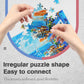 Misitu Small Jigsaw Puzzles For Adults Challenging Puzzle Small Puzzles Mini Jigsaw Puzzles For Adults 150 Pieces Micro Tiny Puzzels Beach Art Puzzles Travel Puzzles 6 X 4 Inches, 4 Packs