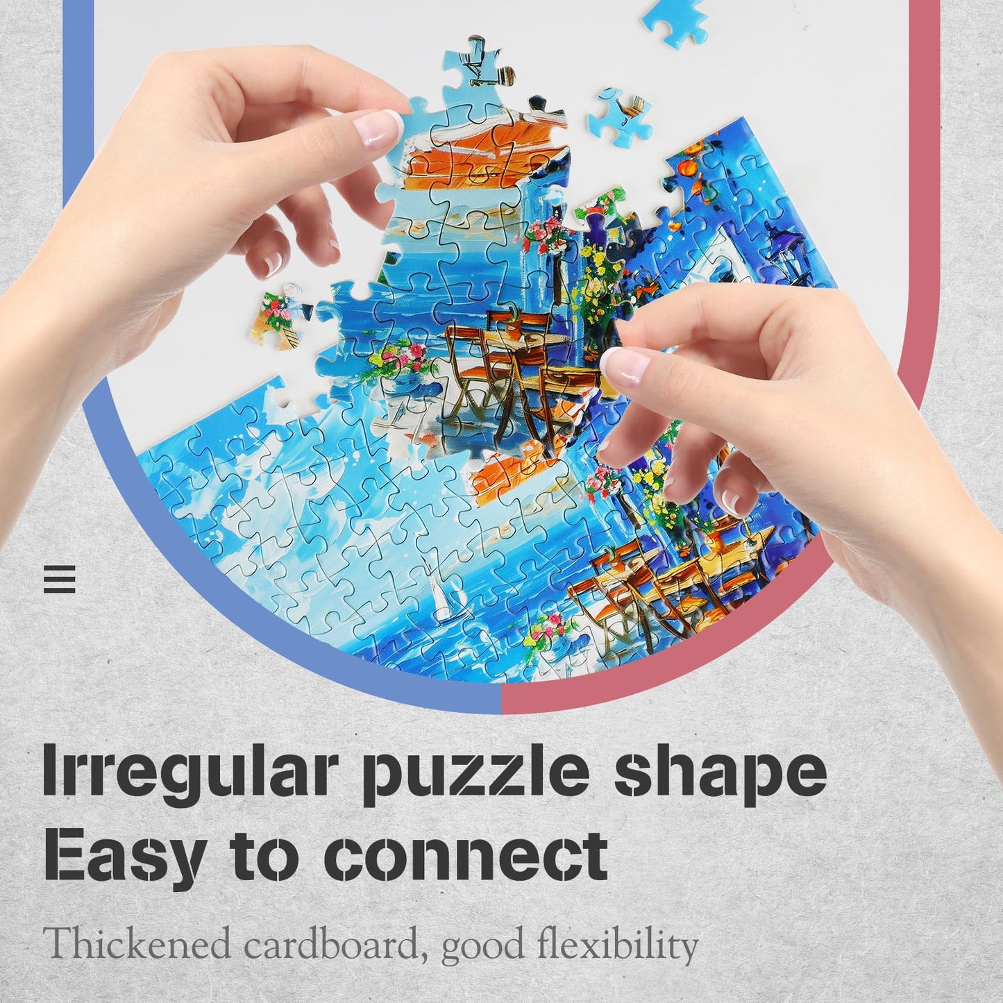 Misitu Small Jigsaw Puzzles For Adults Challenging Puzzle Small Puzzles Mini Jigsaw Puzzles For Adults 150 Pieces Micro Tiny Puzzels Beach Art Puzzles Travel Puzzles 6 X 4 Inches, 4 Packs