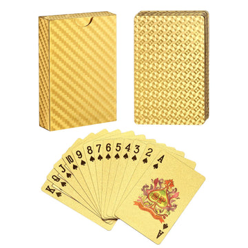 Eay Deck Of Cards, Gold Deck Of Cards, Gold Playing Cards, Gold Waterproof Playing Cards, Poker Cards, Deck Of Waterproof Cards,