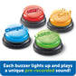 Learning Resources Lights And Sounds Buzzers,Set Of 4, Ages 3+, Game Show And Classroom Buzzers, Family Game Night, Game Show Buzzers, Classroom Accessories