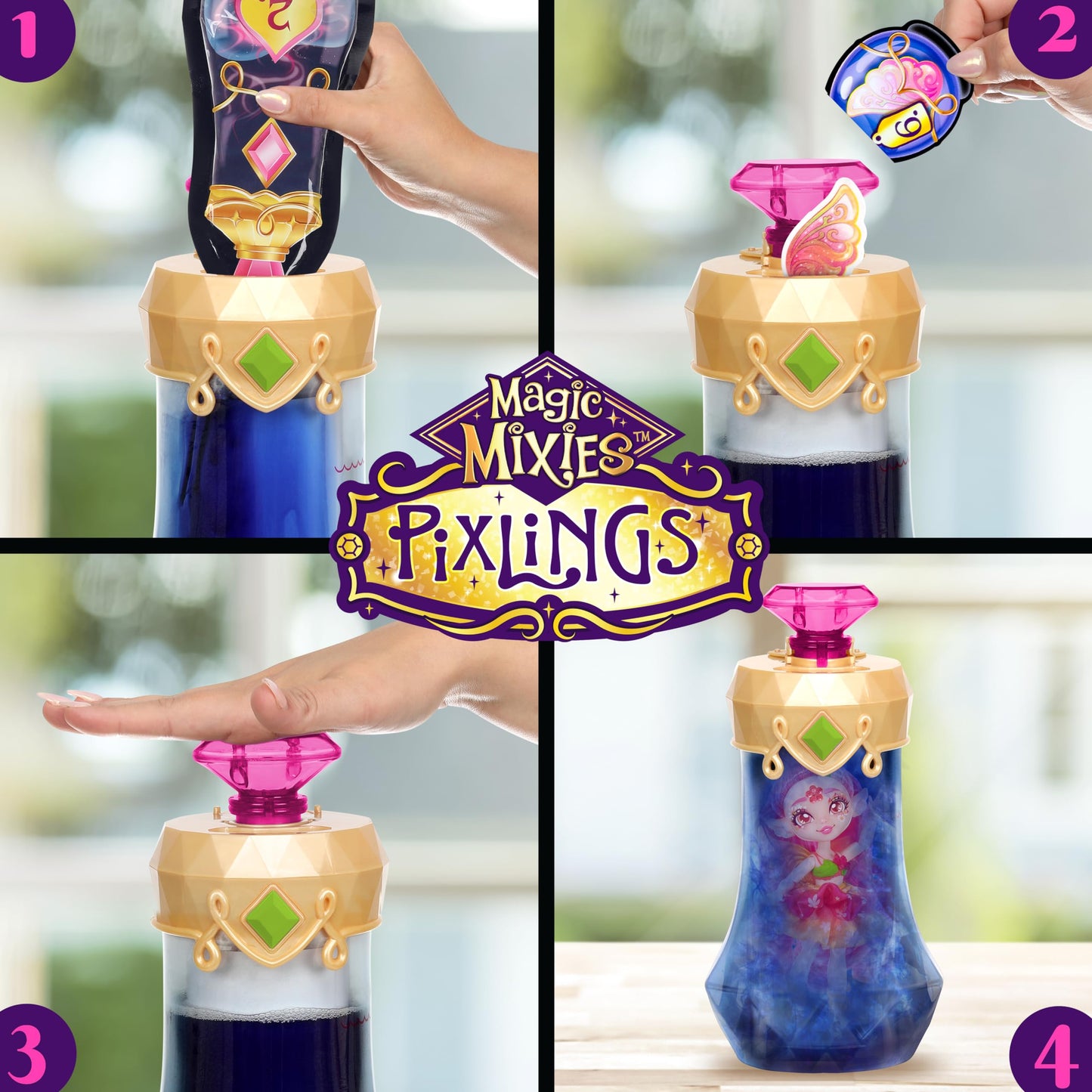 Magic Mixies Faye The Fairy. Create A Magic Potion That Reveals A Beautiful 6.5' Pixling Doll Inside A Bottle! Who Will You Create?