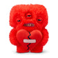 Fuggler Love Fugg By Zuru Funny Ugly Monster, Plush, Collectible, Toy (Love Fugg - Refresh-Red)