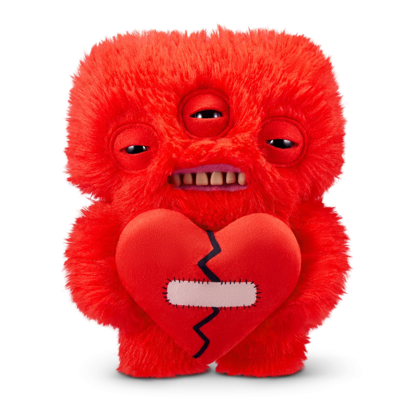 Fuggler Love Fugg By Zuru Funny Ugly Monster, Plush, Collectible, Toy (Love Fugg - Refresh-Red)