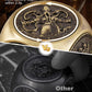 Kabinka Spinner Dice for 7 in 1 DND Dice Set, Unique Metal Dice for Dungeons and Dragons RPG Role Playing Gaming (Bronze)