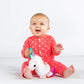 Bright Starts Plush Unicorn Stroller Toy, 1 Count, Fabric, Pink, Model 11122-6, Ages 0 Month+