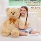 Tezituor Big Teddy Bear Stuffed Animal  36 Large Plush Soft Bear Toys Baby Shower Decor Christmas Valentines Gifts for Girls Boys Girlfriends  Brown