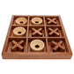We Games Tic-Tac-Toe Wooden Board Game