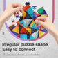 Misitu Small Jigsaw Puzzles For Adults Challenging Puzzle Small Puzzles Mini Jigsaw Puzzles For Adults 150 Pieces Micro Tiny Puzzels Abstract Art Puzzles Travel Puzzles 6 X 4 Inches, 4 Packs