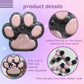 Taba Giant Paw Squishy For Kids Adults, Big Furry Cat Paw Squishy Toys For Stress Relief, Super Soft Squeeze Fidget Toys (Black&