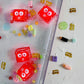 Glo Pals Sensory Play Pack Bundle With Sensory Play Jar, Red Sammy Light-Up Cubes, & Fun Fillers (Easy As Abc)