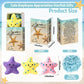 Wettarn 24 Sets Starfish Story Gifts Cute Stress Balls with Gift Boxes You Make a Difference Desk Decor Appreciation Party Favor