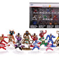 Jada Toys Power Rangers 20-Pack Die-Cast Metal Collectible Figures, 1.65", Multicolor