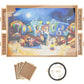 2000 Pieces Rotating Puzzle Board With 4 Drawers,40.16''X28.5'' Portable Wooden Jigsaw Puzzle Table With Lazy Susan Spinning Cov
