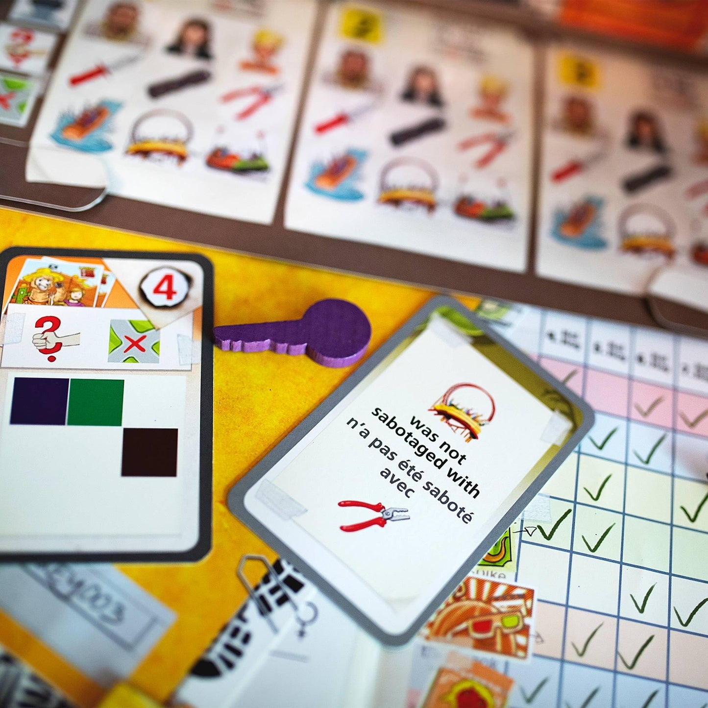 HABA The Key: Sabotage at Lucky Llama Land - Cardboard Deduction Game for Ages 8+