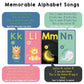 Learning Bugs Interactive Letter Song Book For 1 Year Olds - 26 Alphabet Songs, Nursery Rhyme Tunes, Abc Recital For 2 Year Olds