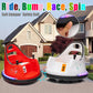FINITO 12V Ride On Electric Bumper Car for Toddlers with Remote Control, 360 Degree Spin, LED Lights, Music, Safety Belt for Age