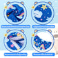 Civaner 2 Pack Blue And Pink Bear Clothes Outfit, Fit Most 12-16 Inch Bears Stuffed Animal Pajamas Plushie Clothes For Stuffed Animals, Pre-Kindergarten Toys(Rainbow Style)