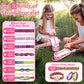 Friendship Bracelet Making Kit for Girls-DIY Bracelets Maker Art & Craft Kits for Kids-Jewelry String Braiding Set Toys for Age