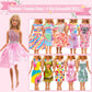 15 Set Doll Clothes For 11.5 Inch Doll Include 1 Fairy Dress 1 Long Dress 2 Sequins Dresses 6 Outfits Tops And Pant/Short/Skirts 6 Fashion Dresses For 11.5 Inch Fashion Dolls