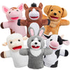 Joyin 6Pcs Kids Hand Puppet Set With Working Mouth, Toddler Animal Plush Toy Includes Pig, Sheep, Dairy Cow, Dog, Goat, And Horse For Show Theater, Birthday Gifts, Easter Basket Stuffers