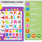 Quokka Alphabet Poster Educational Toy For 3-4 Year Old - Abc Learning Wall Chart For Toddlers - Interactive Speech Therapy Game