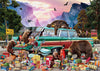 Buffalo Games 300 Piece Jigsaw Puzzle - Yosemite Picnic, Large, Multicolor, Model 22511, Perfect for Game Nights