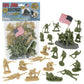 BMC WW2 Iwo Jima Plastic Army Men  32 American and Japanese Soldier Figures