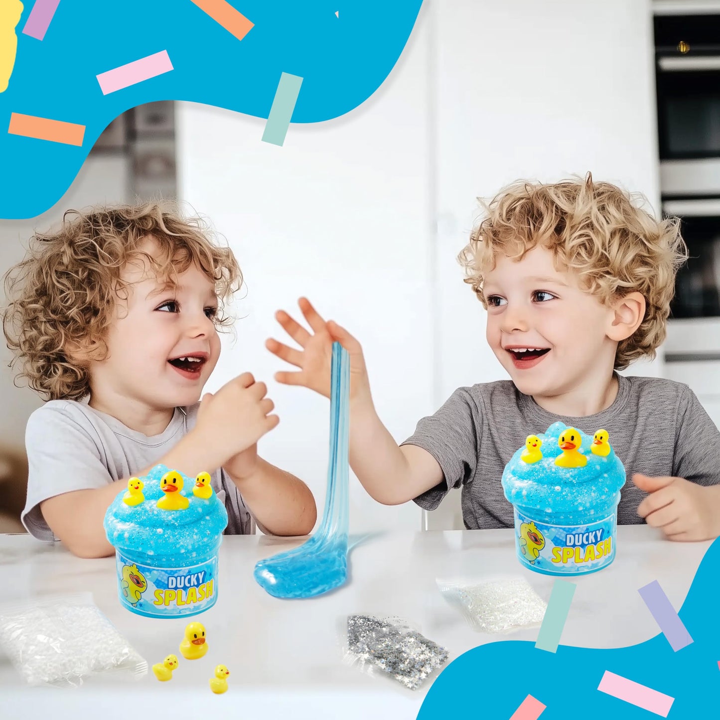 Joyin Bubble Bath Duck Slime - Soft, Non-Sticky, Mess-Free, Stress Relief Butter Slime Toys For Kids Classroom Reward, Boys And