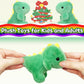 Dinosaur Stuffed Animals For Girls And Boys, Super Cute Fat Dinosaur Plush Toys Keychain, Soft Cuddly Mini Dino Plush Toy, Small