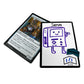 Citadel Black Dry Erase Mtg Tokens Set Of 50 Cards - With 2Pcs Erasers, Reversible Reusable Double-Sided Universal Tokens Proxy