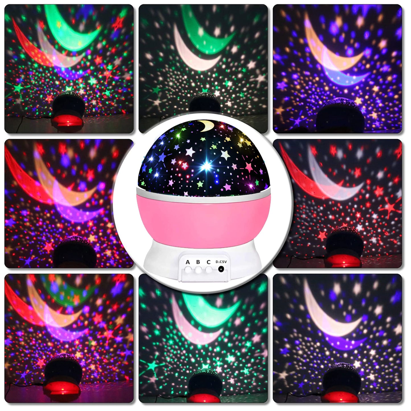 Toys For 1-10 Year Old Girls,Star Projector For Kids 2-9 Year Old Girl Gifts Toys For 3-8 Year Old Girls Christmas Gifts For 4-7 Year Old Boys Sensory Toy Birthday Gifts Stocking Stuffers For Kids