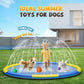 Splash Pad Sprinkler for Kids, 87 Extra Large Non-Slip Baby Play Mat - 3 Colors, Dog Pool Toys, Toddler Outdoor Toys for Ages 3-