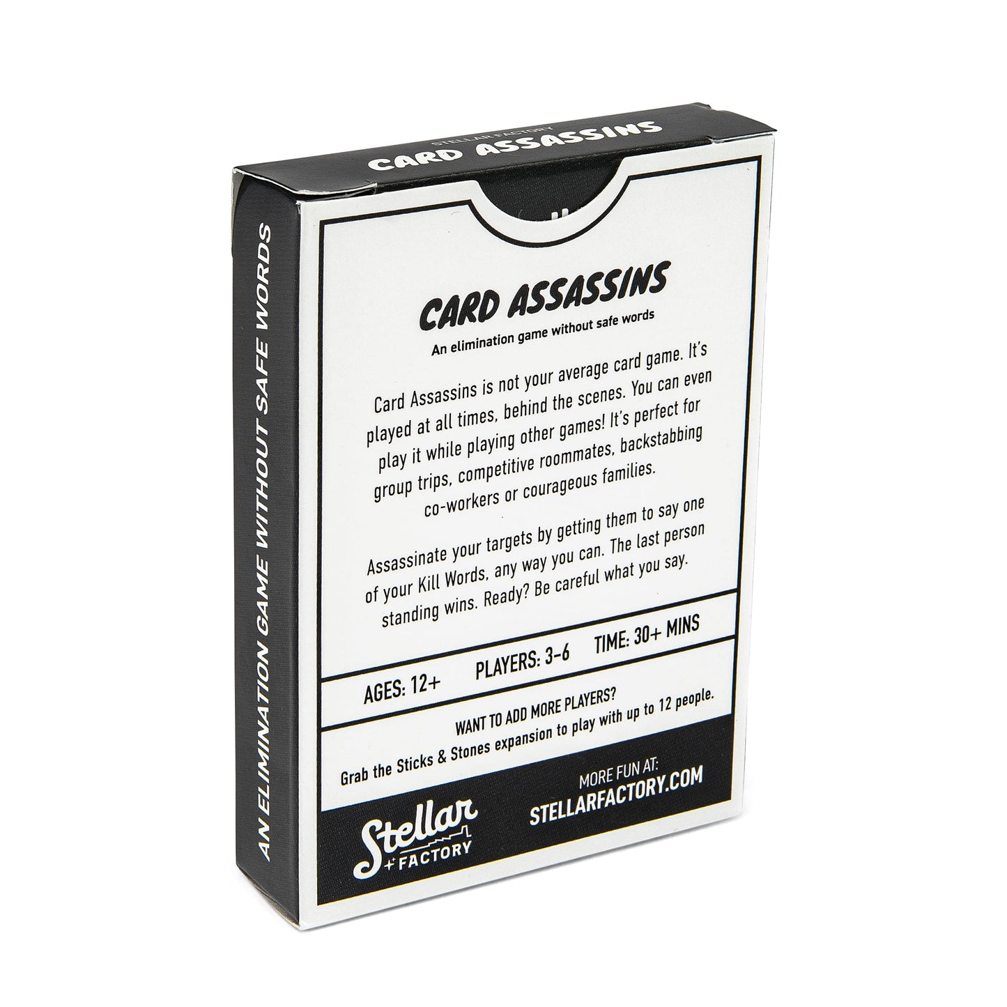 Stellar Factory Card Assassins: A Party Game Without Safe Words