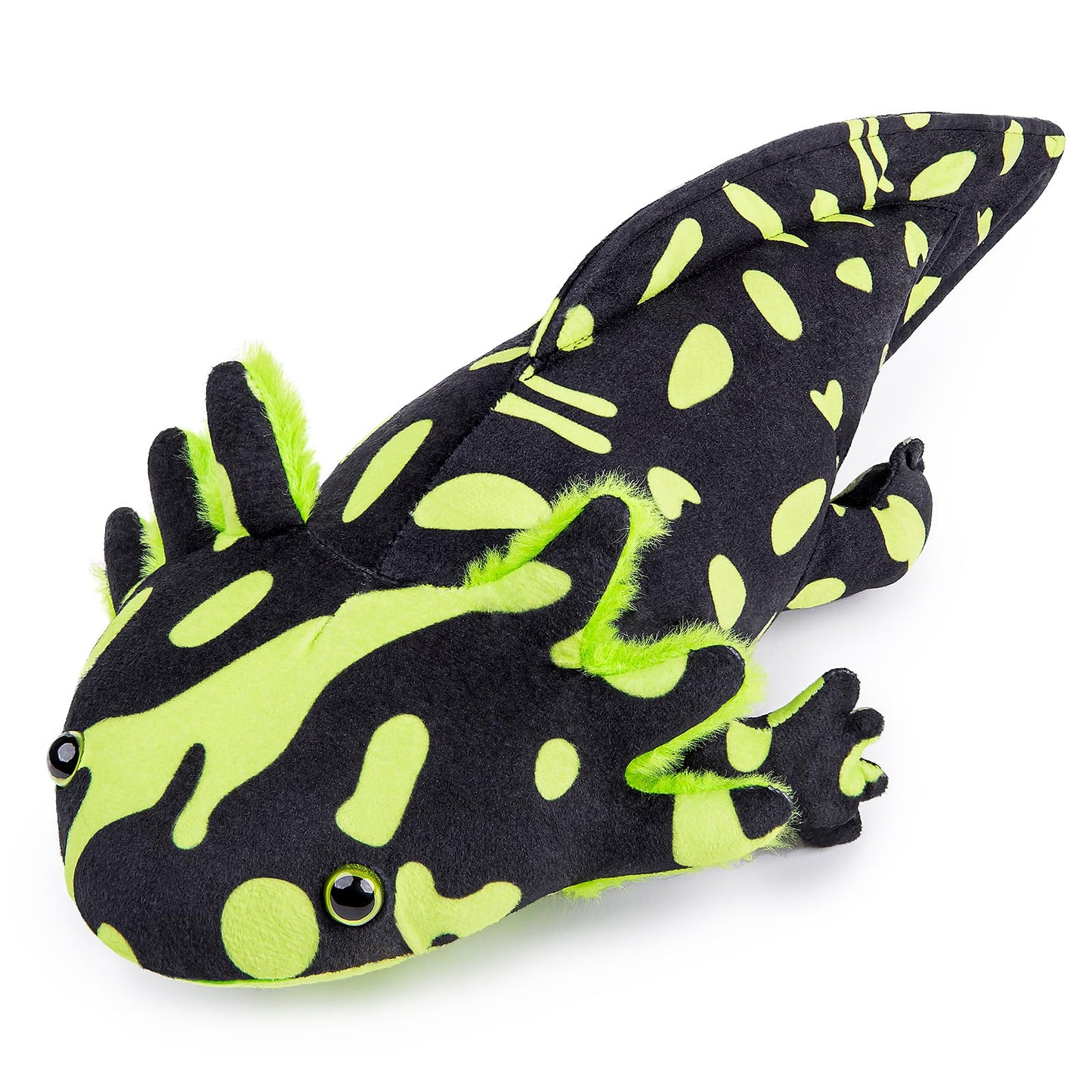 Zhongxin Made Axolotl Plush - Green Axolotl Stuffed Animal, Realistic 18'' Cute Ambystoma Creepy Amphibians Plush Toys, Unique P