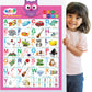 Gufino Alphabet Wall Chart - Bilingual Toys with Interactive Touch Buttons for Independent & Guided Learning - Ideal for Prescho